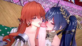 Wuthering Waves - Augusta & Luno’s Intense Sex Session - Creampie & Hardcore Sex - 3D Hentai Animation