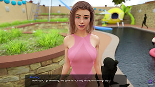 Step Sister Gives Me Blowjob in Pool - 3D Hentai Animated Porn - Milfy City