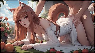 Car Toon - Sex With Holo In The Garden