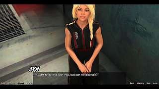 Stranded in Space - Blonde Virgin 18 Year Old Deepthroating My Cock