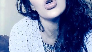 Big boobs milf masturbates with her dildo