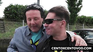 Cheerful side chick - blowjob trailer - Cento X Cento