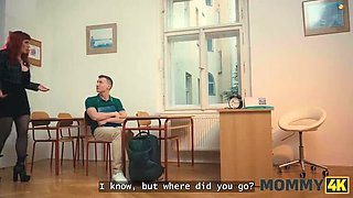 Big Tits MILF Teacher Helps Student Pass Exam - Hot Mature Mom Cheating HD