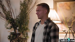 mommy stepmom fucks next to resting hubby