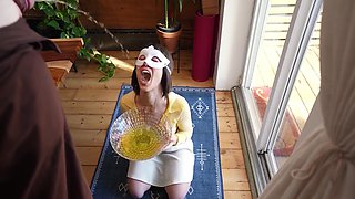 Teen Beauty Surrenders to Raw Piss Passion Play