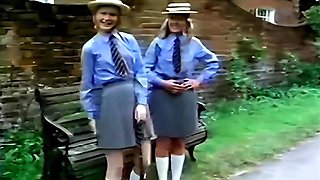 Vintage School Passion Ignites in Wild Student Heat