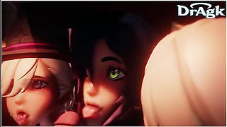 Car Toon In Mona Lynette Lyney Gives Aether A Triple Blowjob Fontaine Genshin Impact 3d Porn Sex Cumshot Milf