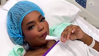 Fucks His Patient, And Leaves Her Tits Full Of Milk