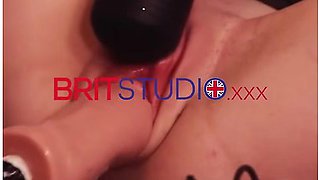 Horny Teen Squirts While Being Drilled By The Fucking Machine