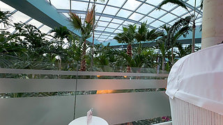 Thermal Spa Masturbating Wet Pussy Worries It