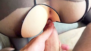 Great Fuck With A Girl Wearing A Black Bodystocking