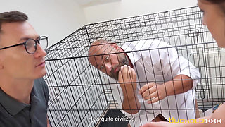 CuckoldXXX - Busty Domina Stracy Stone Spanking and Humiliating Fiance After Marriage Proposal