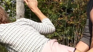 Hot stepgrandmom screaming for help to get her pussy stuffed