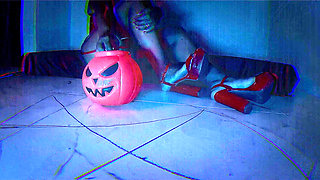 Halloween Lukas Zaad: Naughty Witch Nicoly Invokes Him to Wreck Her Ass