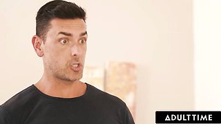 Nice-looking Ryan Driller and Julia James at big cock xxx