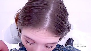 Charming Brunette Rims And Gets Fucked At Audition