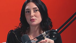Inked MILF interview and masturbation