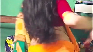 Take the hot young girl of Indian village to the forest and kissed his cheeks and his fuck