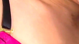 Horny Japanese Scene-3_japanese Brunette in Lingerie Enjoys Bukkake
