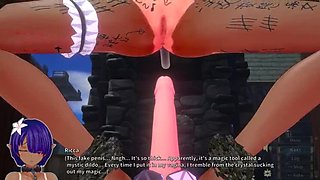 Ricca Fucks Magic Dildo in 4K 60FPS 3D Hentai Game - Uncensored Ultra HD