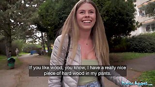 Horny Martin Gun and Samantha Joiner - big natural tits movie - Public Agent