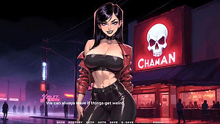 My New Girlfriend  Taboo Hentai Game  Ep.40 Goth Girl Blowbang in the Toilet!