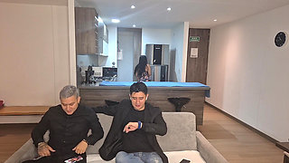 Without Thinking I Fuck My Best Friend's Stepsister While We Watch a Football Game