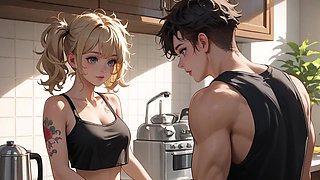 Step brother fuck me very hard