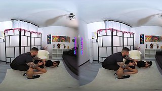 PURITYVR Pussy stretching with Debora Mancini
