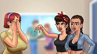 Summertime Saga Reworked - 5 in the College Toilets by Misskitty2k