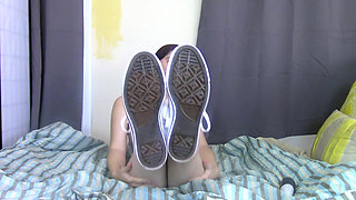Converse Sneaker Squirting