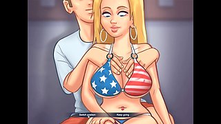 Bikini contest long, school, summertime saga long