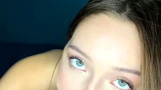 POV Blowjob Teen Girl Brunette Compilation