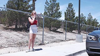 Marcus London and Paisley Porter make love in a steamy miniskirt scene.