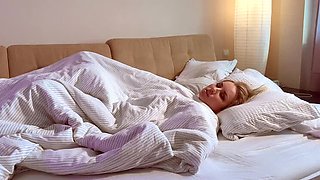 Morning Surprise Fuck with Blonde Milf Andre Love - Big Tits & Big Ass Doggy Style Orgasm