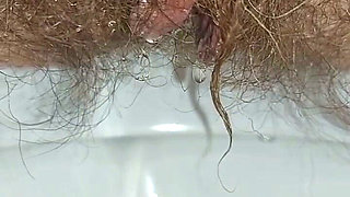 You Are My Toilet, You Are My Cleaner for Licking My Hairy Pussy