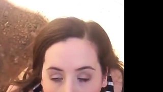Real Amateur Outdoor Blowjob
