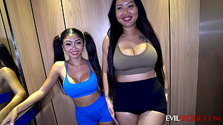 Pickup Asian Stepmom and Stepdaughter On The Streets - EVIL EROTIC