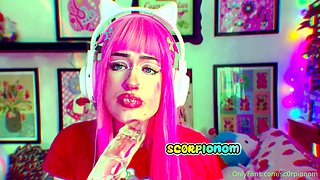 Redhead Webcam Babe Screaming Anal Masturbation