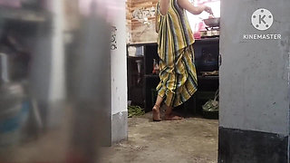 Bhabi Was Working in the Kitchen When the Muslim Stepbrother-in-law Started Leaving Ak
