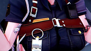 [mmd] Yi Xuan - Game "zenless Zone Zero" Dance Clip Dress up Police Uniform Bunny Girl Erotic Cheongsam Ol Secretary Uniform