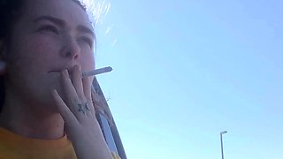 Busty amateur teen outdoor hardcore facial action