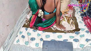 Telugu Harika called a boy and fucked him hard when no one was home