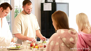 Erotic babes getting nailed for SinfulXXX