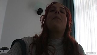Solo masturbation homemade - Redhead pawg with fat ass fingering hairy pussy