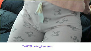 Masturbate with Pajamas - Cum with Pajamas