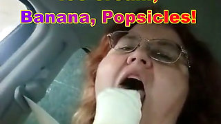 I love Ice cream, bananas and popsicles Yum