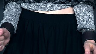 Small titted brunette amateur anal nailed at home