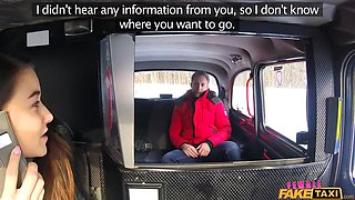 My boyfriend dumped me so i nailed the very first passenger i could find - girl faux taxi