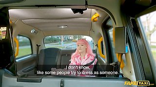 Fake taxi - rosy haired wonder banger gets her vagina creampied